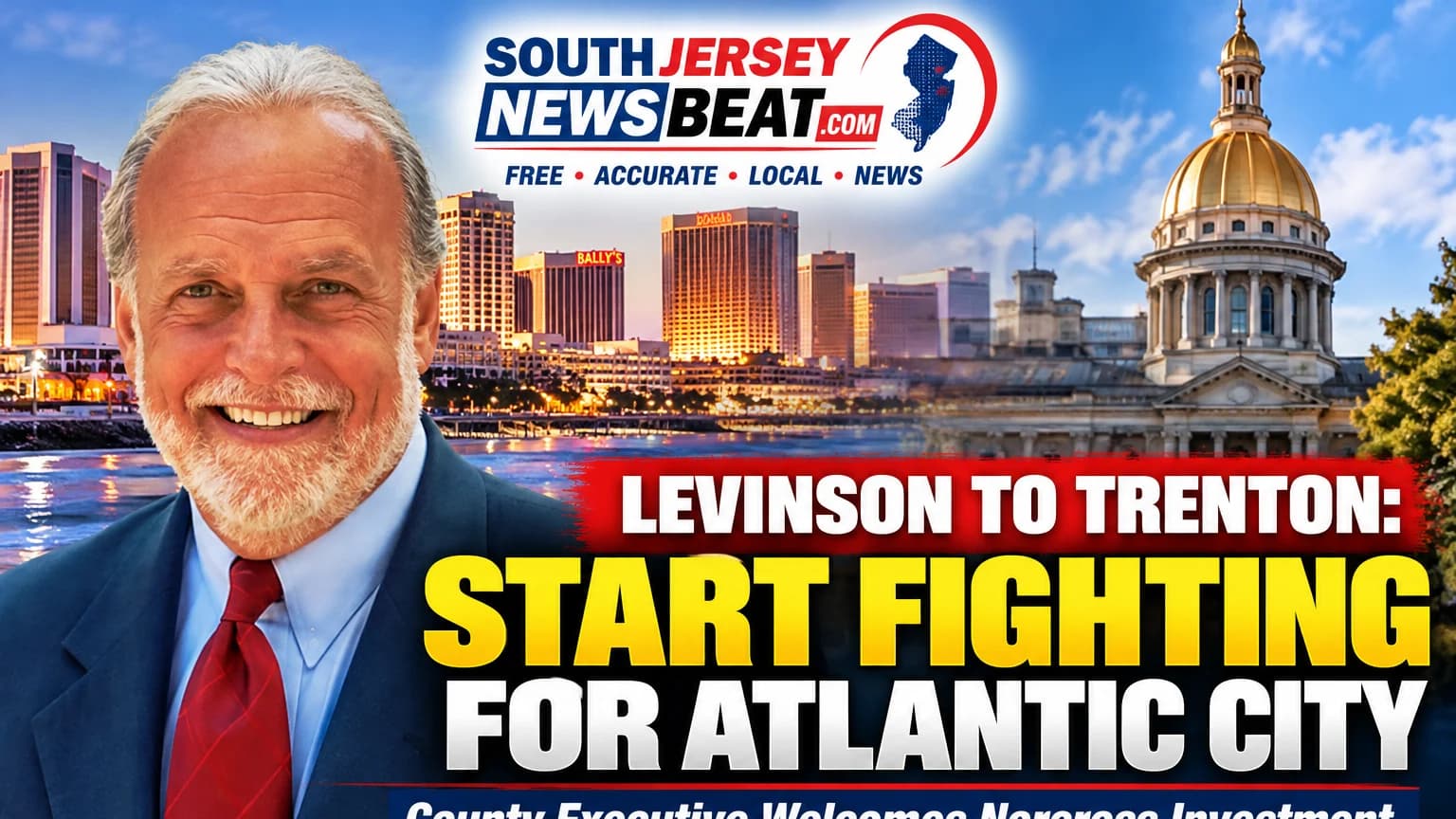 Levinson Blasts State Lawmakers Over Atlantic City's Future: 'Start Fighting'